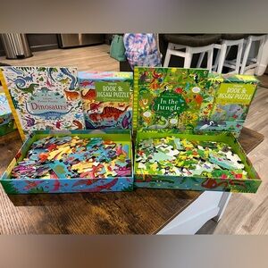 Usborne Dinosaur & Jungle Jigsaw Puzzles